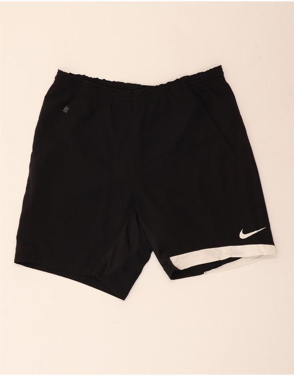 NIKE Sportsshorts til mænd Stor sort farveblok