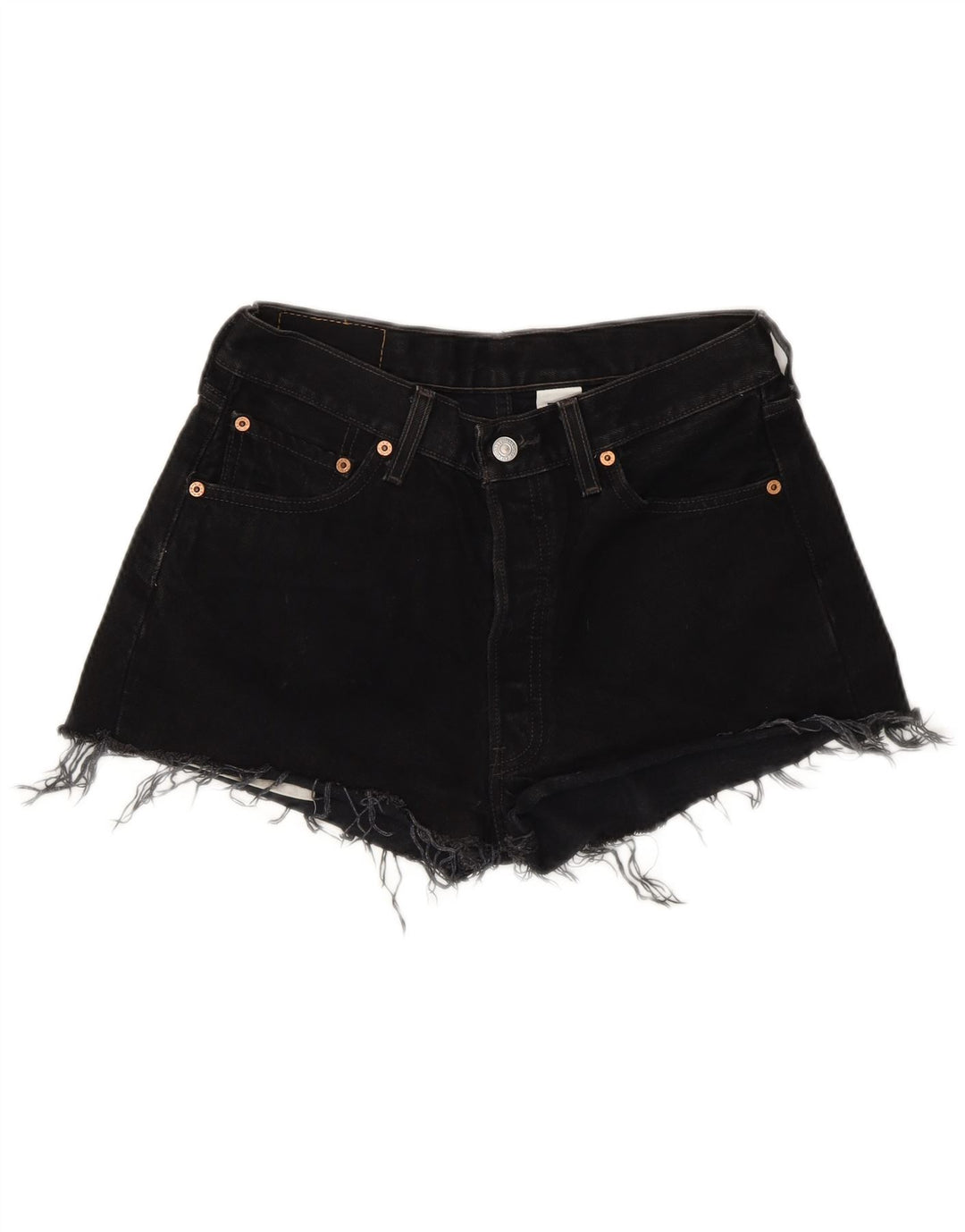 Levi's Womens 501 denimshorts W30 Medium Black Bomuld