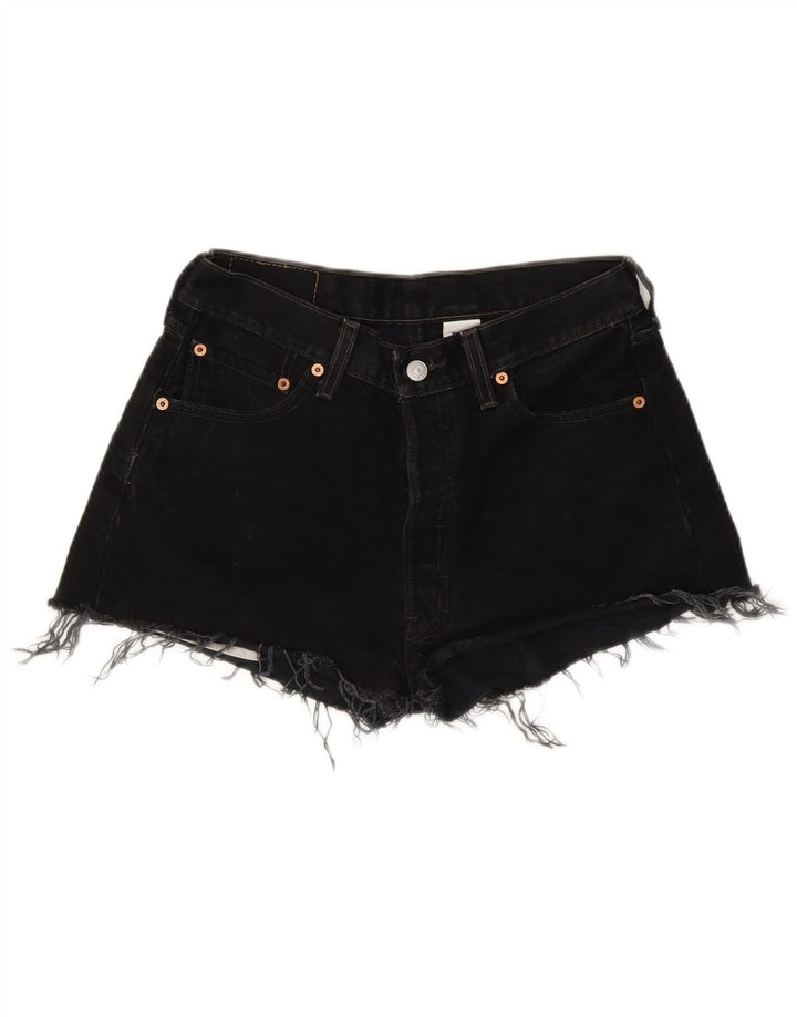 Levi's Womens 501 denimshorts W30 Medium Black Bomuld