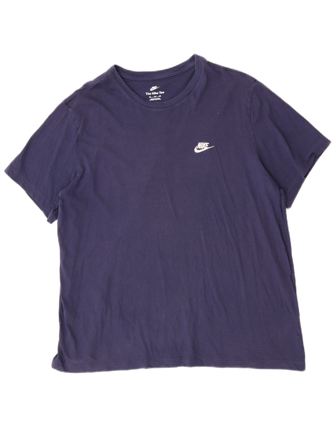 Nike T-shirt top til mænd 2XL marineblå bomuld