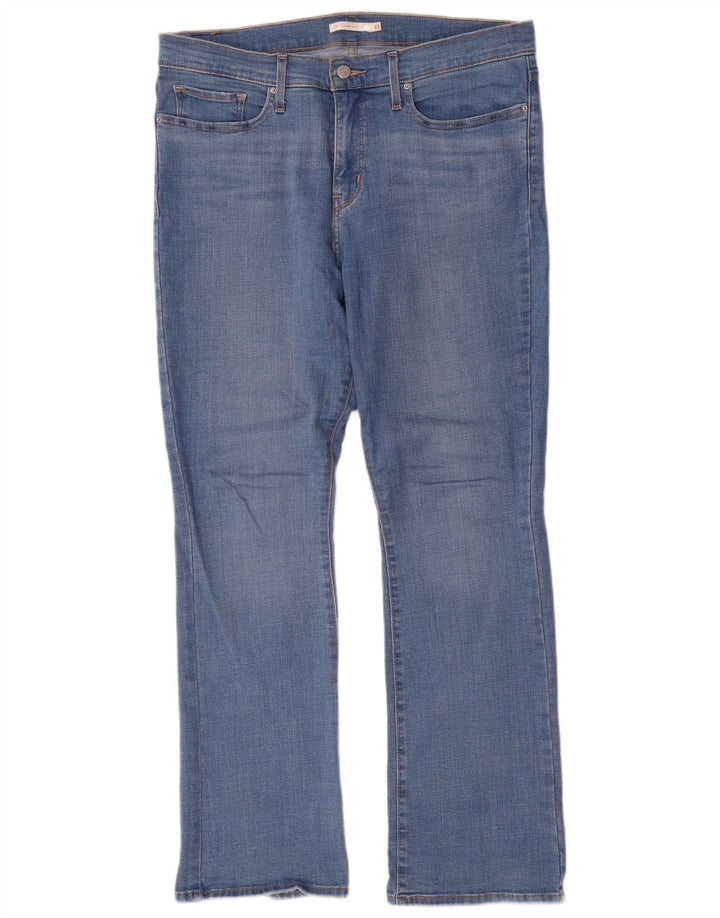 Levi's Dame 315 Shaping Bootcut Jeans W33 L32 Blå Bomuld