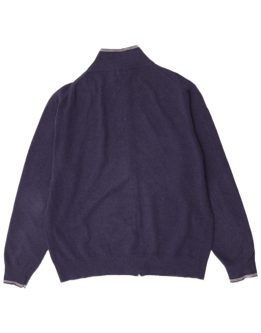 Kappa Herre Cardigan Sweater XL Navy Blue Virgin Wool
