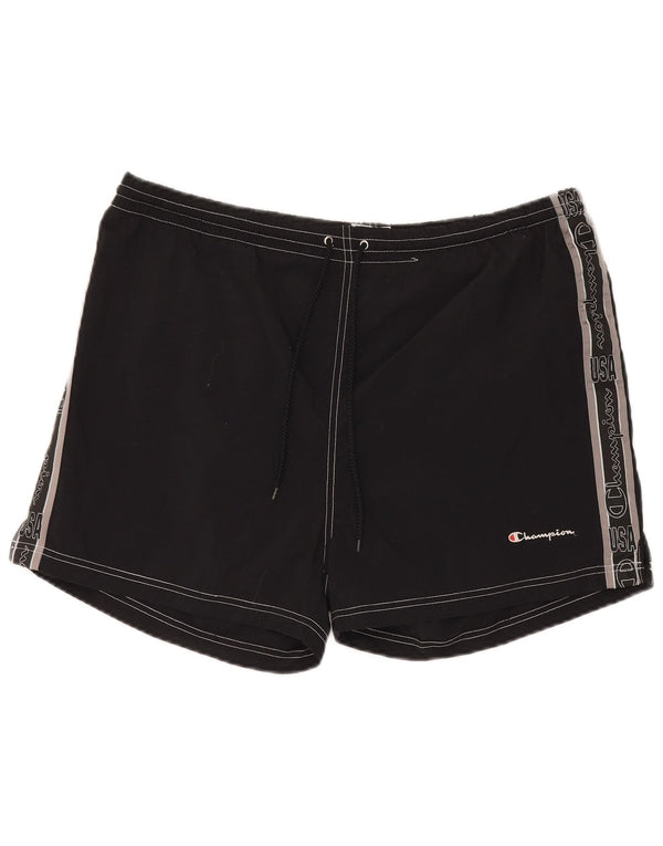 Champion Herre grafiske sportsshorts 2XL sort polyamid