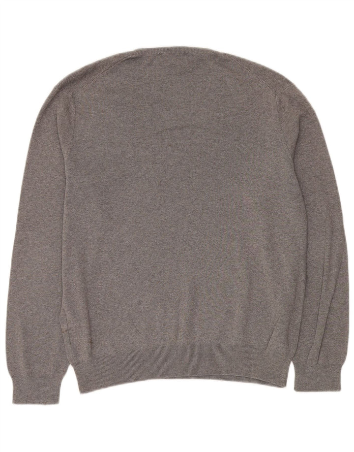 POLO RALPH LAUREN Herre V-hals sweater Medium Grå Bomuld