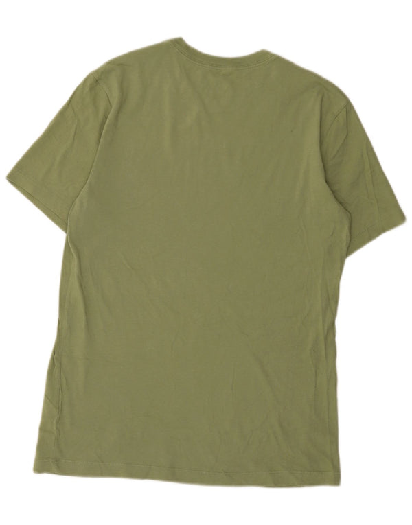 Nike Herre grafisk T-shirt Top Lille Khaki Bomuld