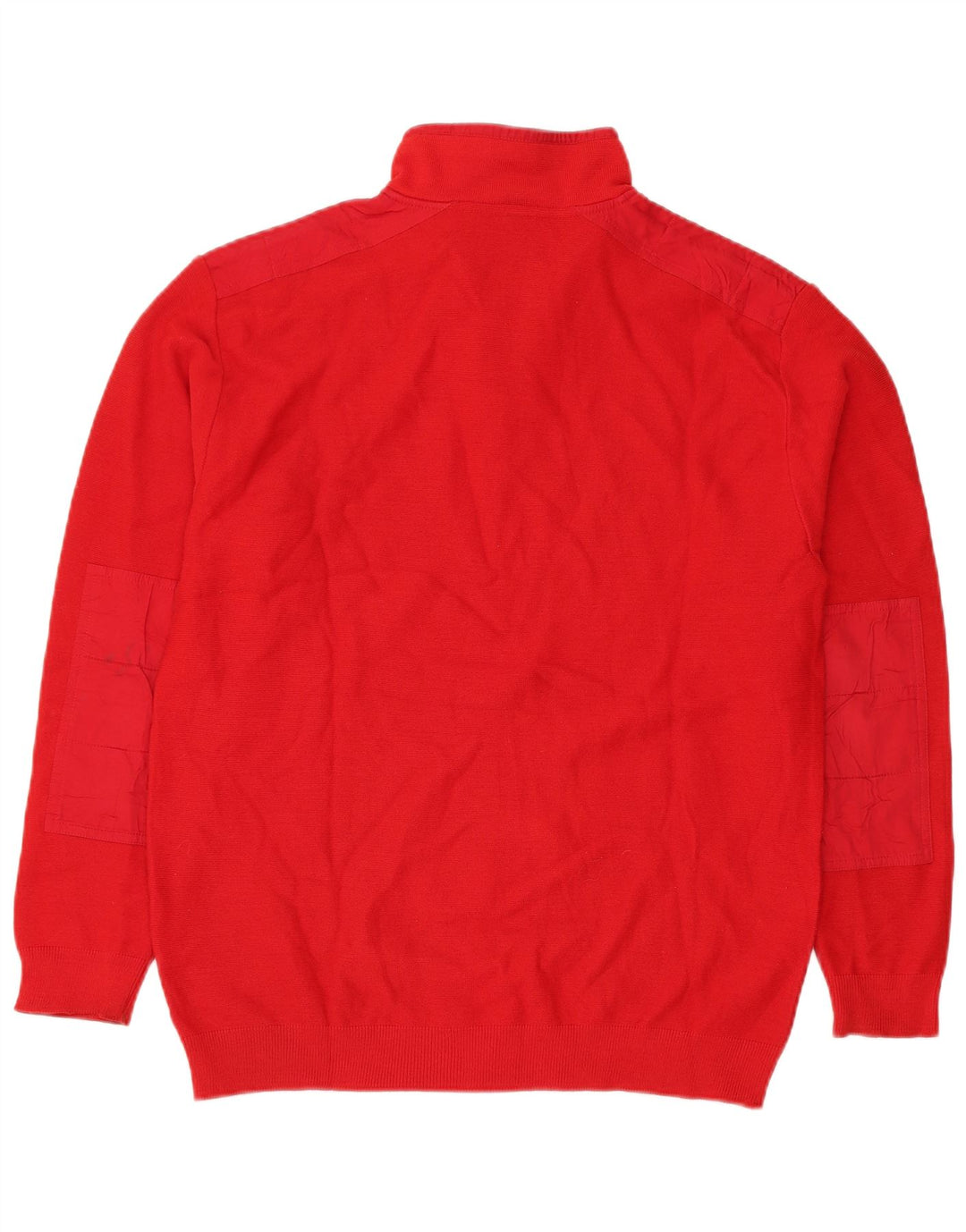 Sail Exp Herre Zip Neck Jumper Sweater IT 54 XL Rød Uld