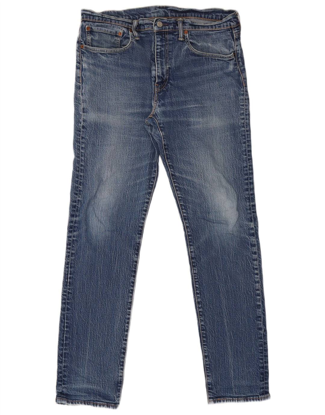 Levi's Herre 502 tilspidsede jeans W34 L34 blå bomuld