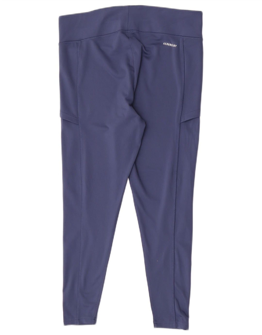 Adidas Dame Aeroready Leggings UK 16 Large Navy Blue Polyester
