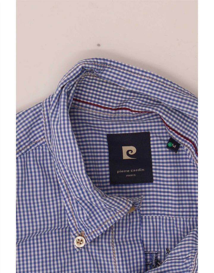 Pierre Cardin Herre grafisk skjorte Medium Blue Gingham