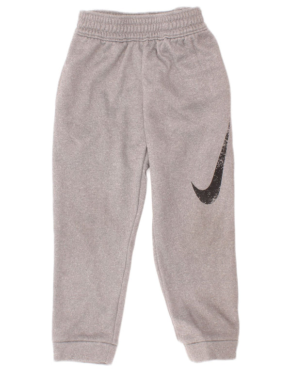 Nike Boys Dri Fit Grafisk træningsdragt Bukser Joggers 2-3 år Grå Flecked