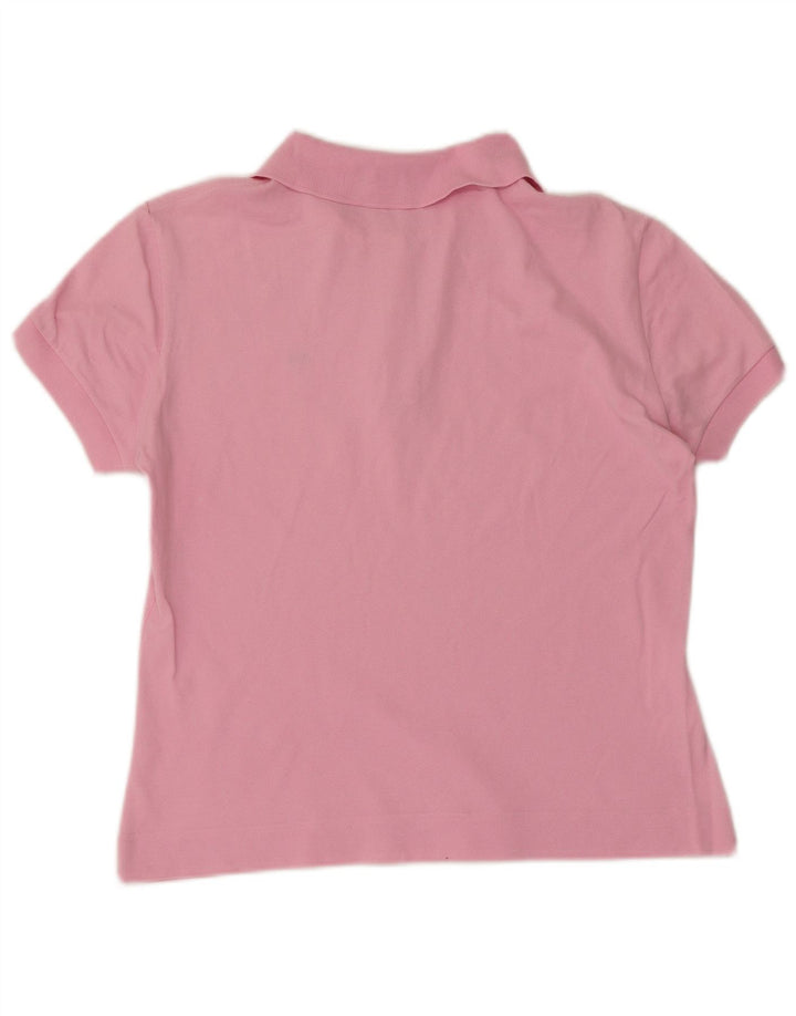 Lacoste Dame Polo Shirt Størrelse 44 Large Pink