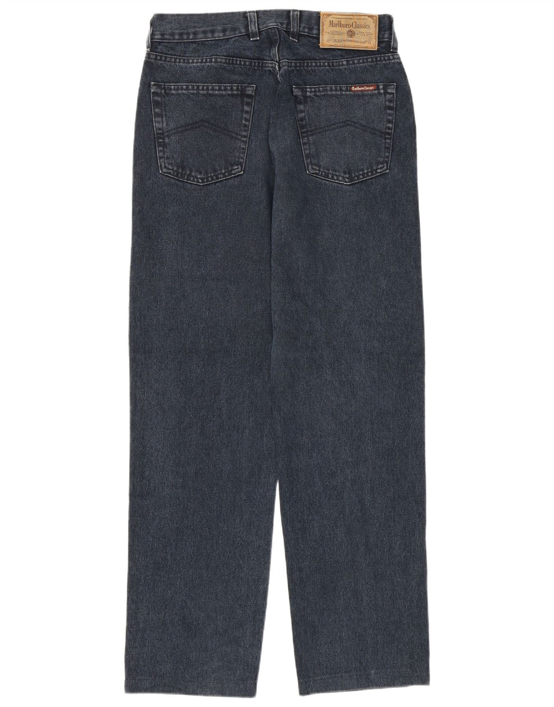Marlboro Classics Straight Jeans til mænd W31 L30 Marineblå Bomuld