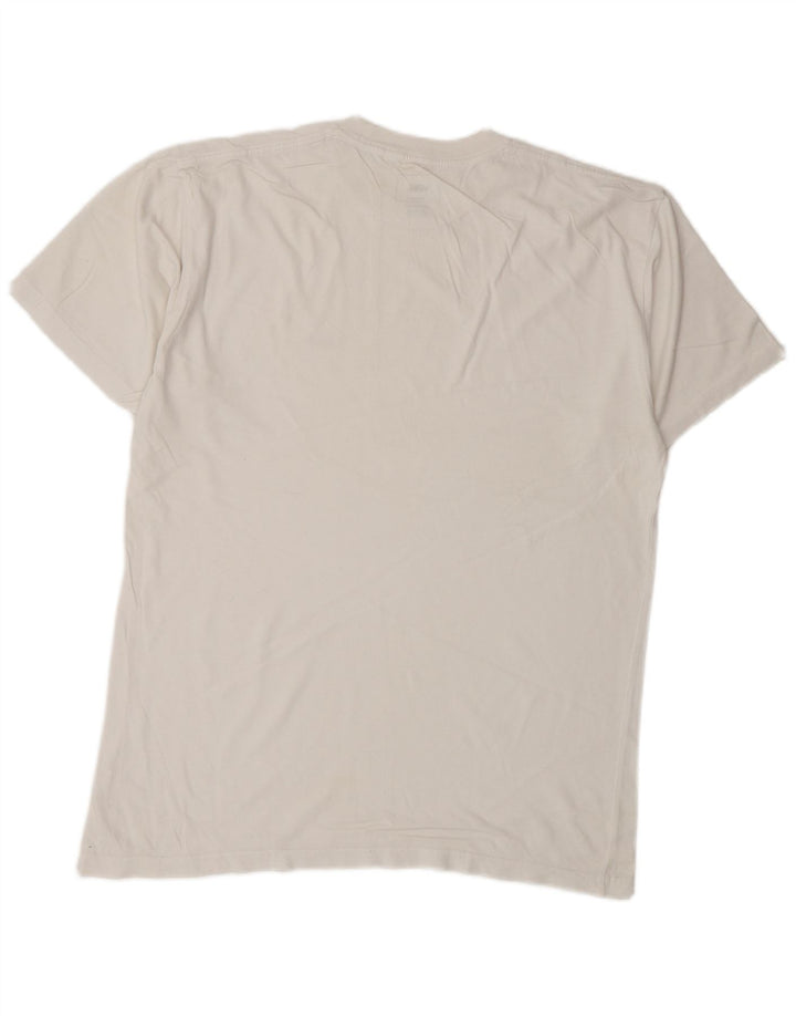 Vans Herre Classic Fit T-Shirt Top Medium Hvid Bomuld