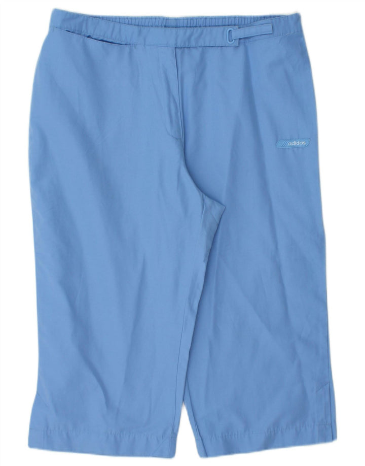 Adidas Dame Bermuda Shorts UK 16 Large W32 Blue Cotton