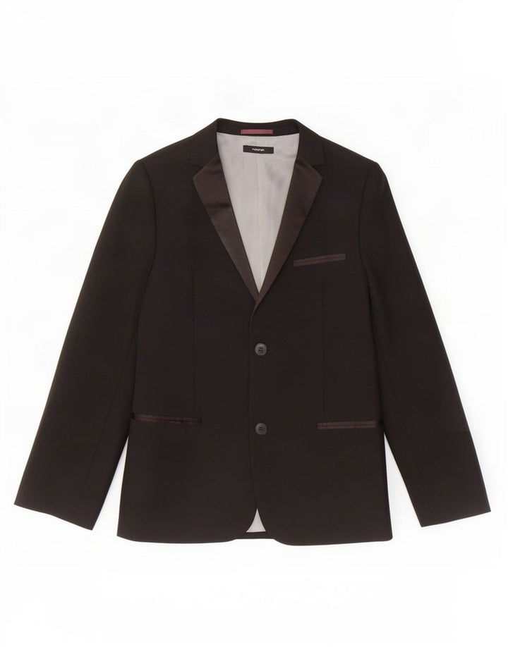 Marks & Spencer Dame Autograph 2 Button Blazer Jacket UK 10 Small Black