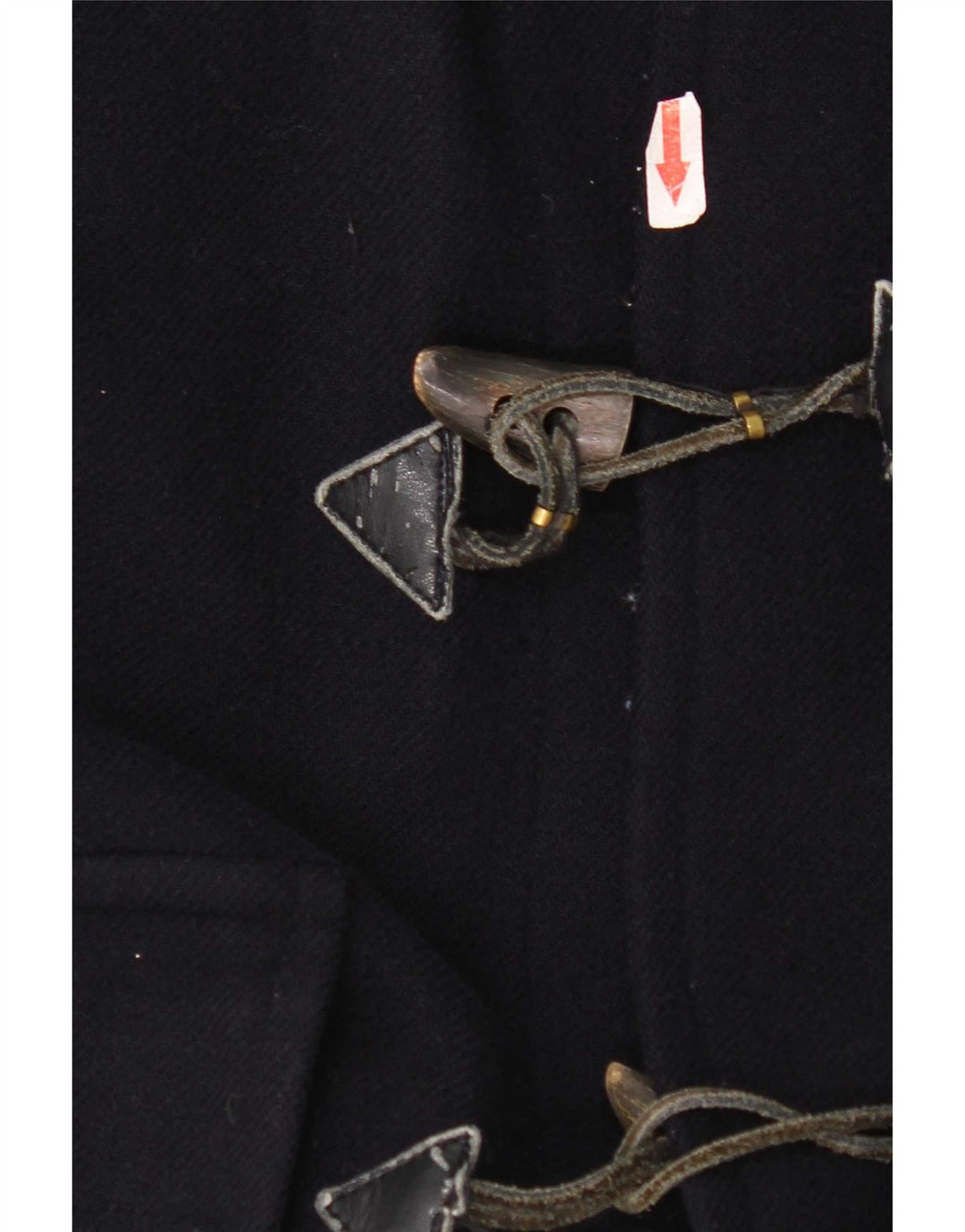 Barbour Herre Hooded Duffel Coat UK 36 Small Navy Blue Wool