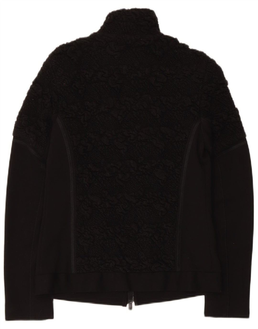 Beate Heymann Dame Cardigan Sweater UK 10 Small Black Wool