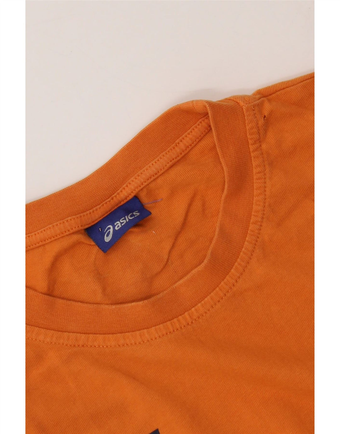 ASICS Womens Graphic T-Shirt Top UK 18 XL Orange Vintage Asics and Second-Hand Asics from Messina Hembry 