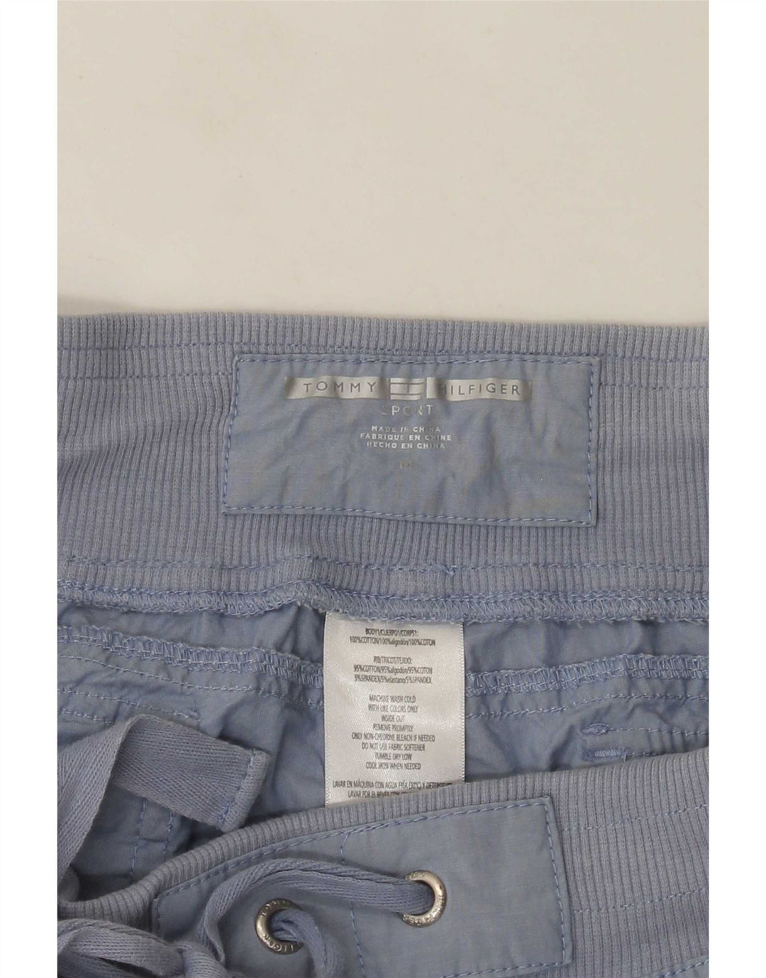 Tommy Hilfiger Dame Capri Bukser Medium W30 L22 Blå Bomuld