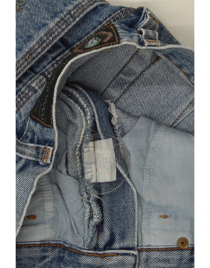 Roccobarocco Dame Denim Nederdel W33 Stor Blå Bomuld