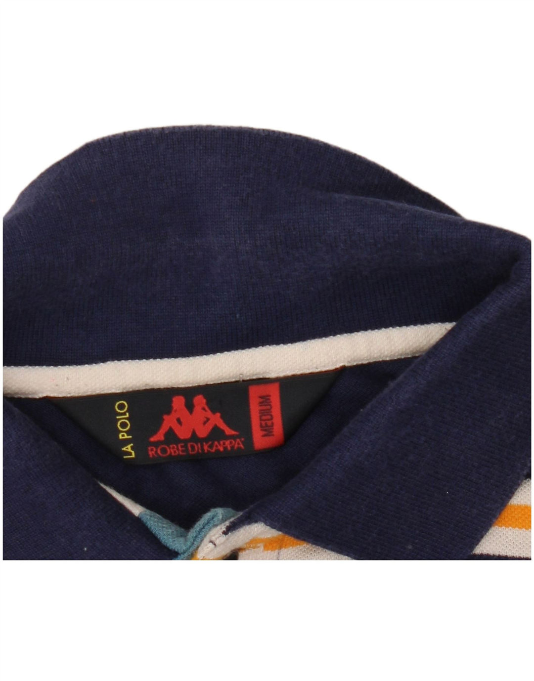 Kappa herre poloshirt Medium marineblå stribet