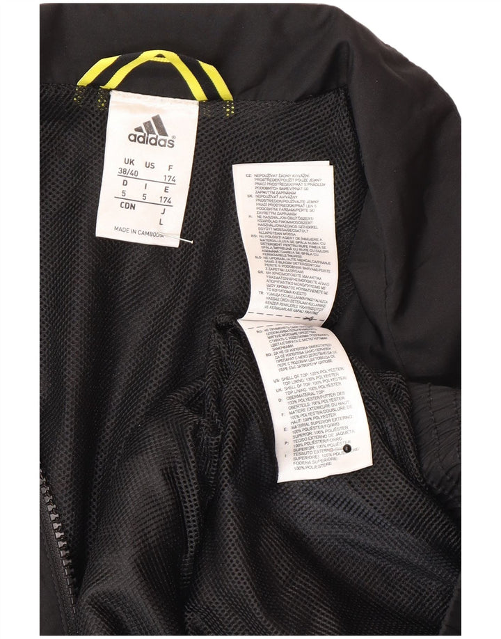 Adidas Træningsdragt til mænd Topjakke UK 38/40 Medium Sort Colourblock