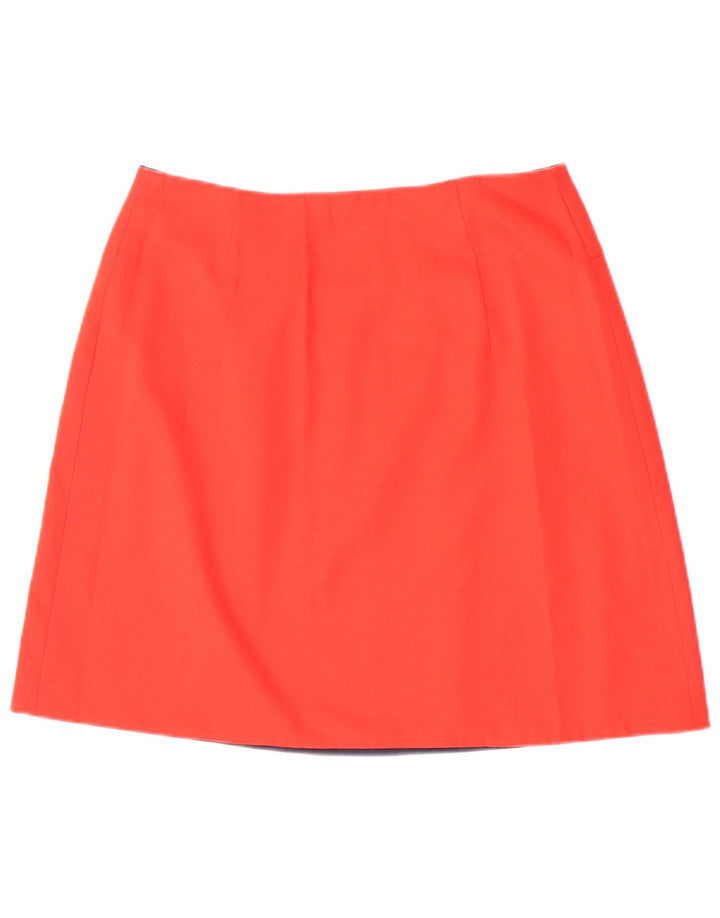 Vintage vendbar omslagsnederdel til kvinder Medium W30 Marineblå