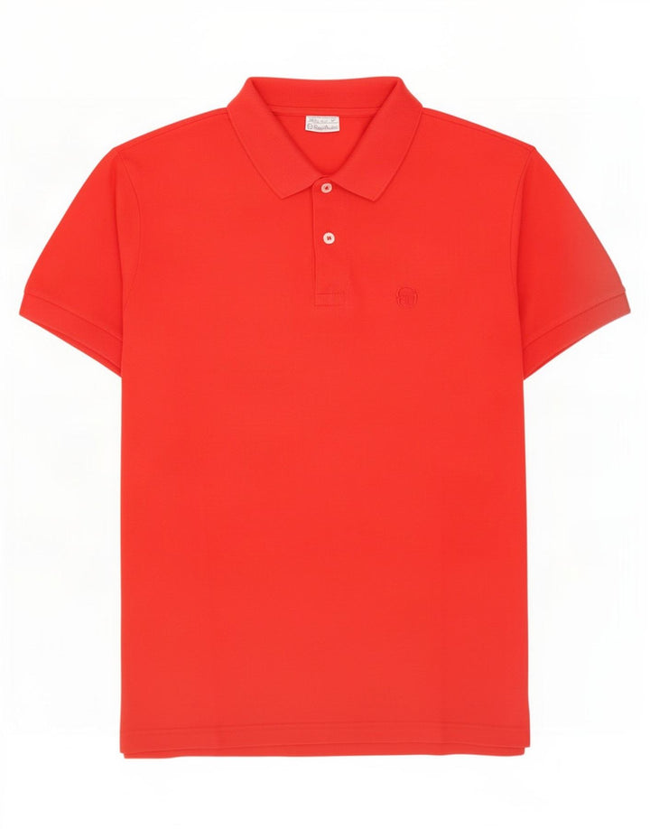 Sergio Tacchini herre poloshirt Medium rød bomuld