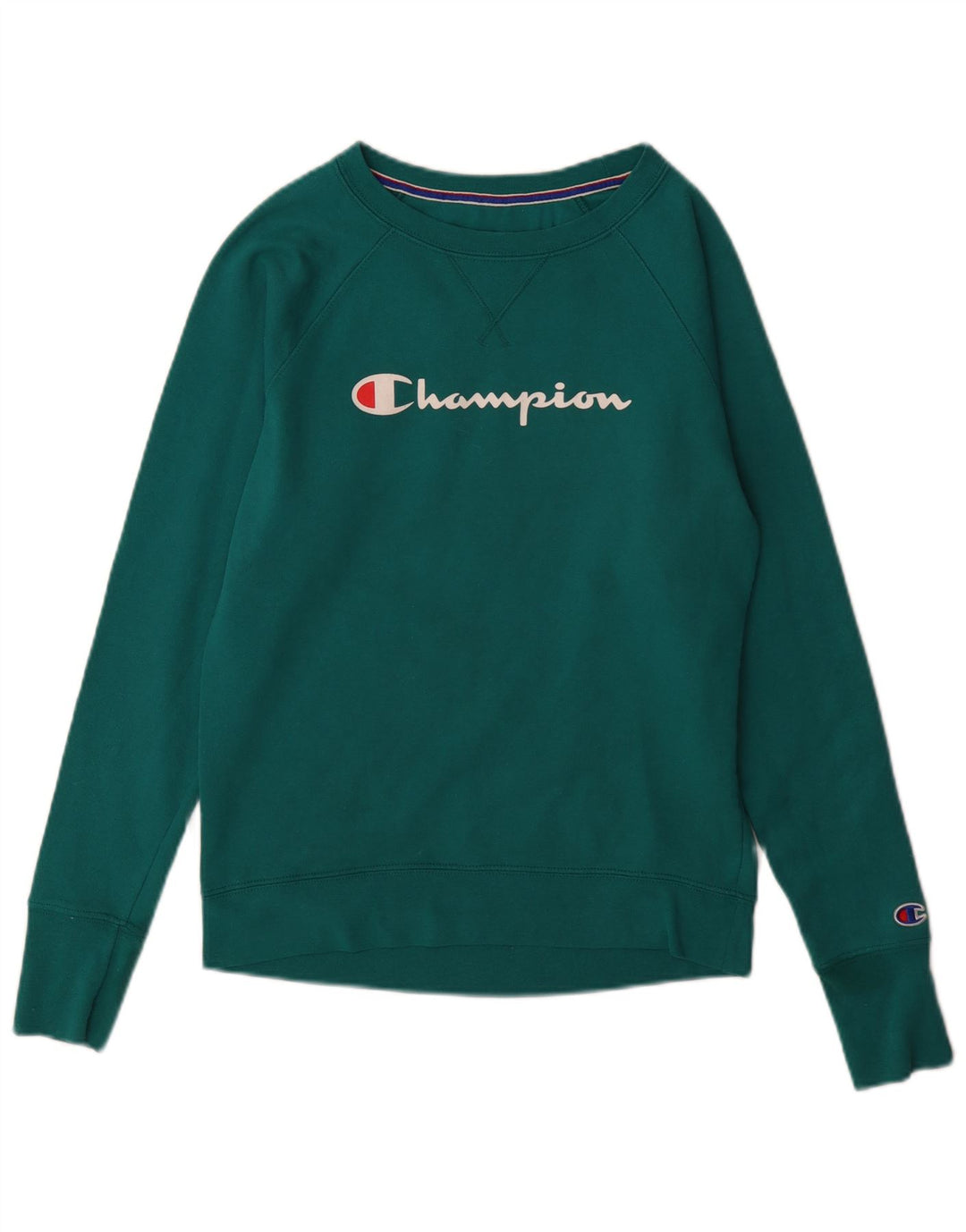 Champion Herre Grafisk Sweatshirt Jumper Lille Grøn Polyester
