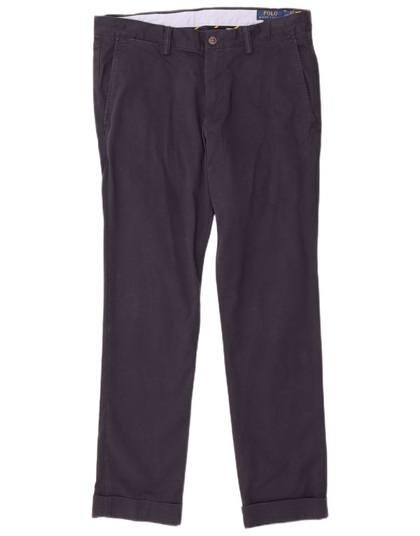 Polo Ralph Lauren Herre Slim Chino Bukser W32 L32 Marineblå Bomuld