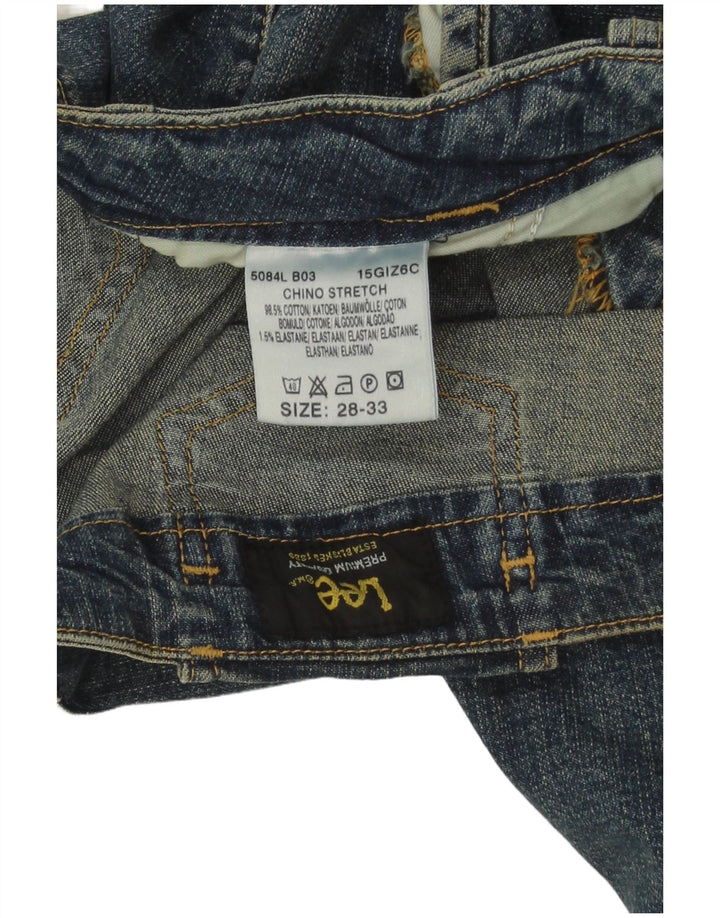 Lee Jeans med brede ben til kvinder W28 L30 blå bomuld
