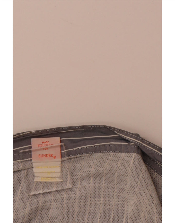 SUNDEK Herre badeshorts Medium Grey Pinstripe Polyester