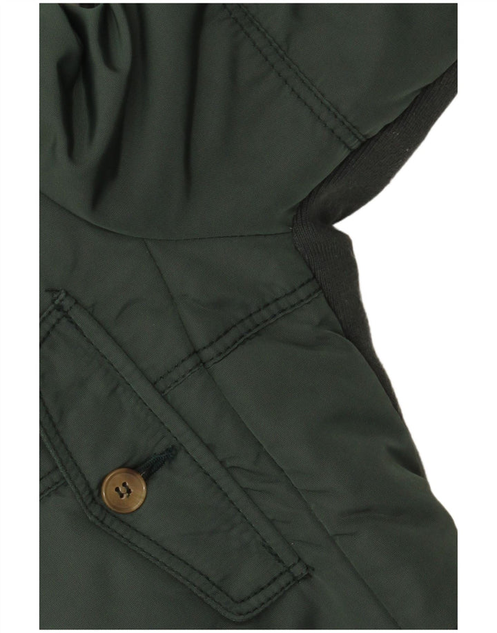 Murphy & Nye Dame Hætte Polstret Frakke UK 16 Large Green