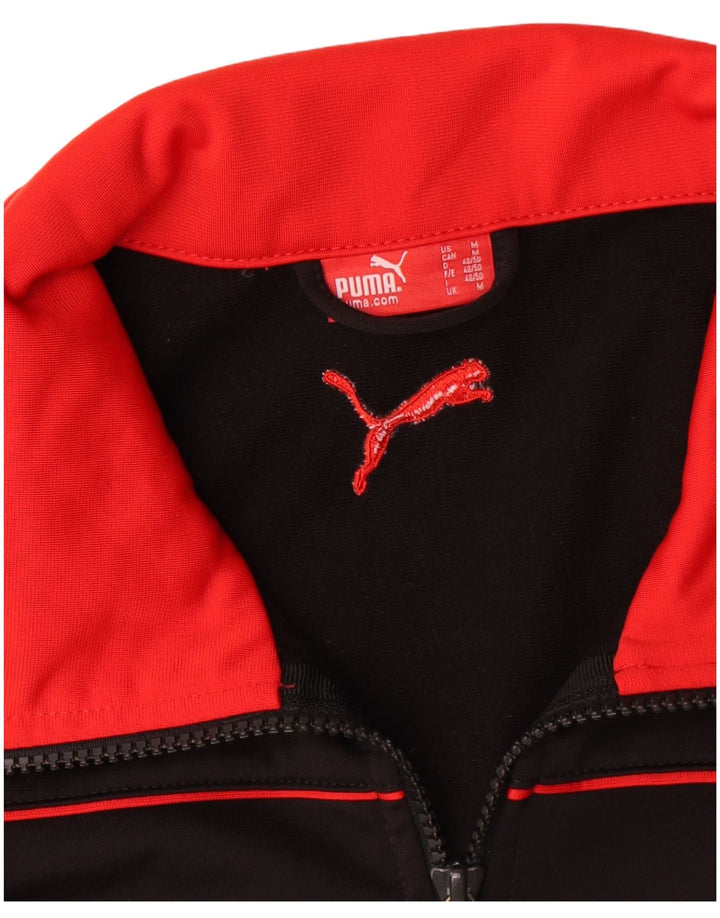 Puma Herre grafisk træningsdragt Topjakke Medium Sort Polyester