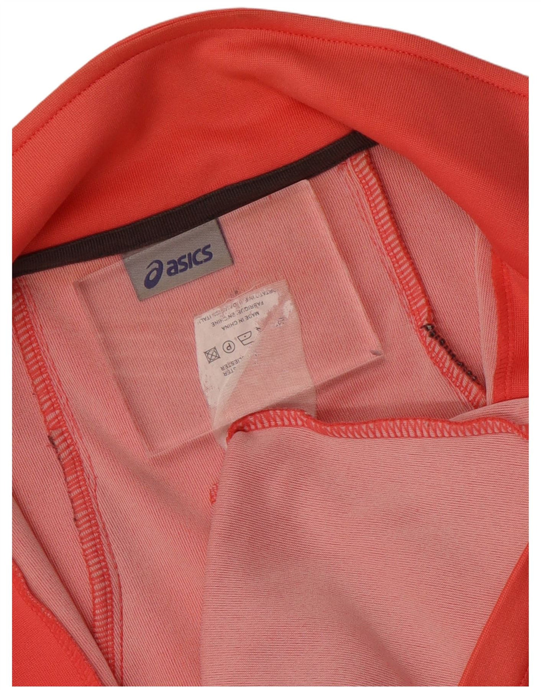 Asics træningsdragt topjakke til kvinder UK 8 Small Orange Polyester