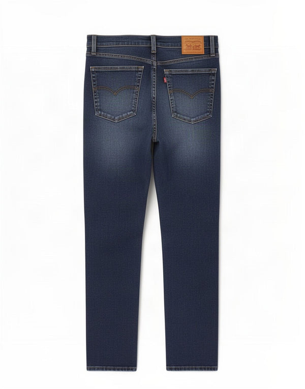 Levi's Dame 721 Skinny Jeans med høj talje US 14 XL W28 L26 Blå Bomuld