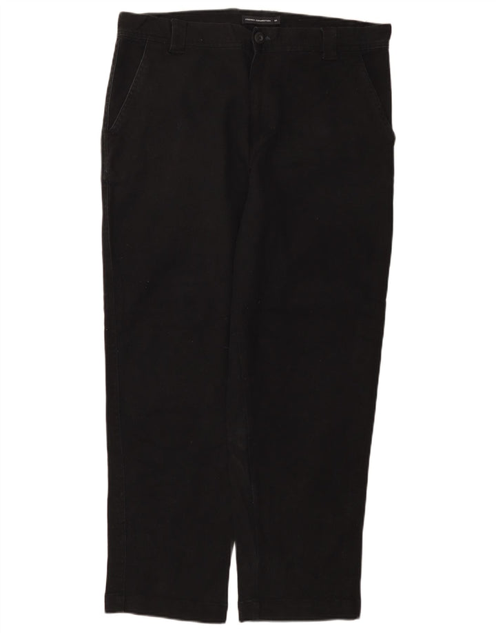 French Connection Herre tilspidsede jeans W34 L27 sort bomuld