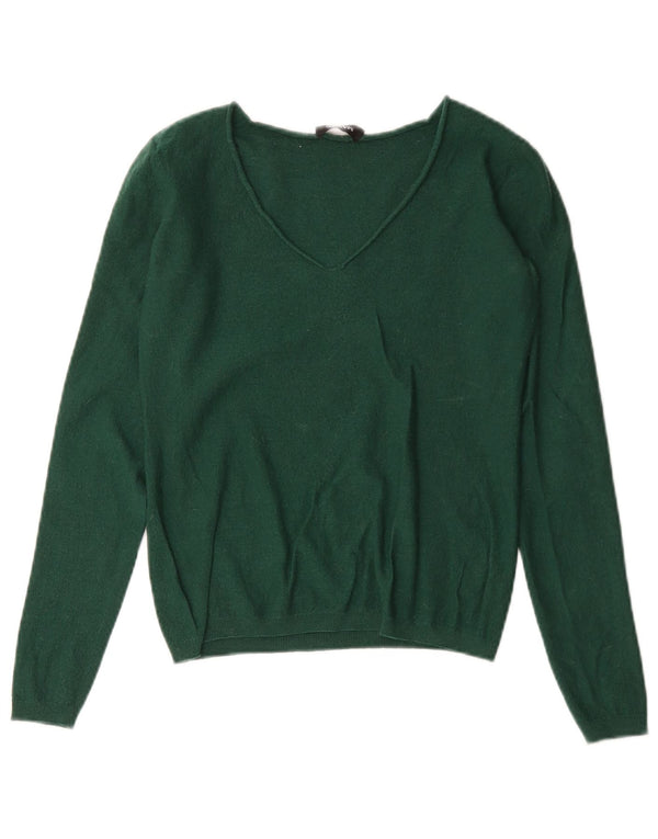 Max & Co. Dame V-hals sweater UK 10 Small Green