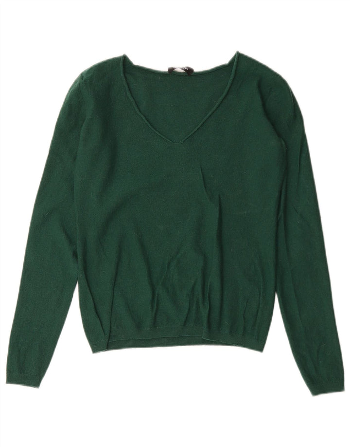 Max & Co. Dame V-hals sweater UK 10 Small Green