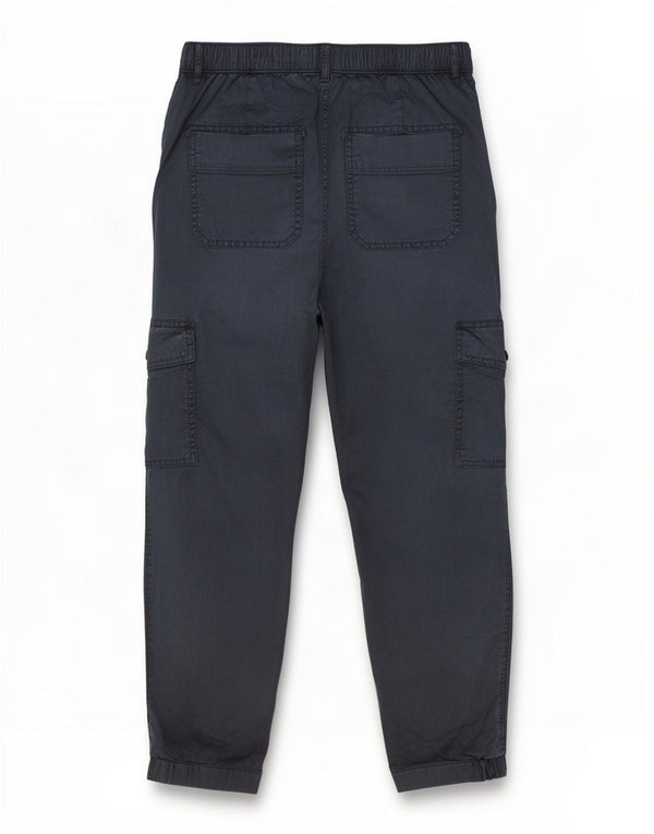 Marks & Spencer Womens Crop Cargo Trousers UK 12 Medium W28 L25 Black