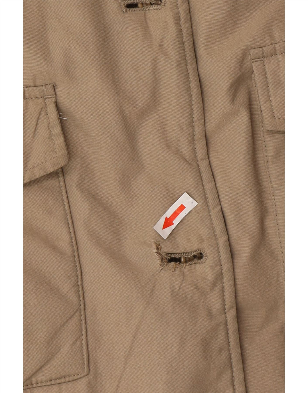 Woolrich Pige Hooded Utility Jacket 11-12 år Beige