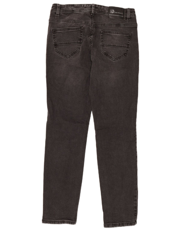 DACK'S Herre Slim Jeans IT 46 Small W32 L32 Sort Bomuld