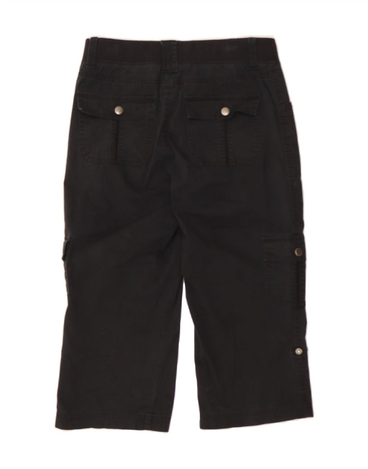 LEE Womens Bermuda Cargo Shorts US 4 Small W27  Black Cotton Vintage Lee and Second-Hand Lee from Messina Hembry 
