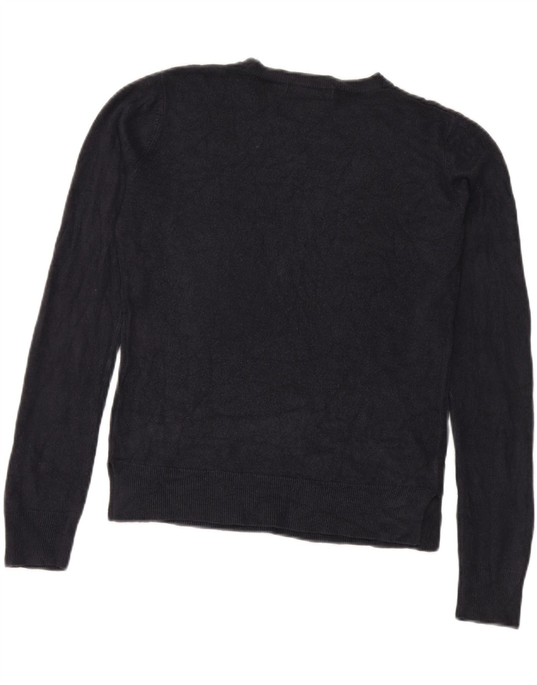 Marks & Spencer Dame sweater med rund hals DK 12 Medium Navy Blue