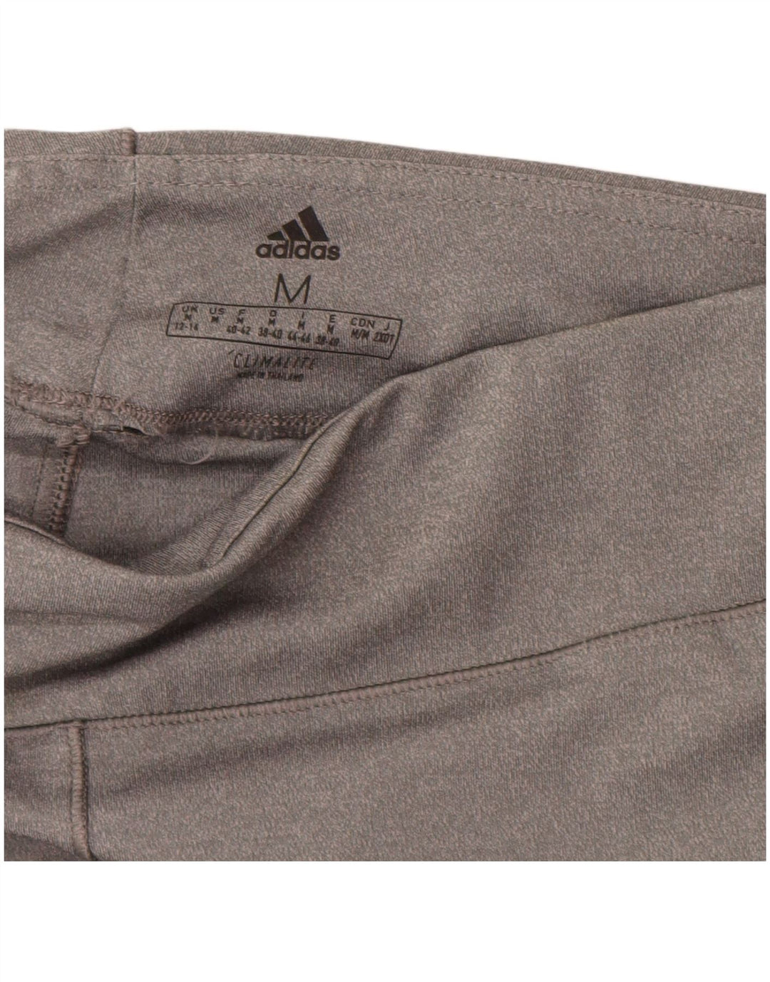 Adidas Womens Climalite Leggings UK 12/14 Medium Grey Polyester