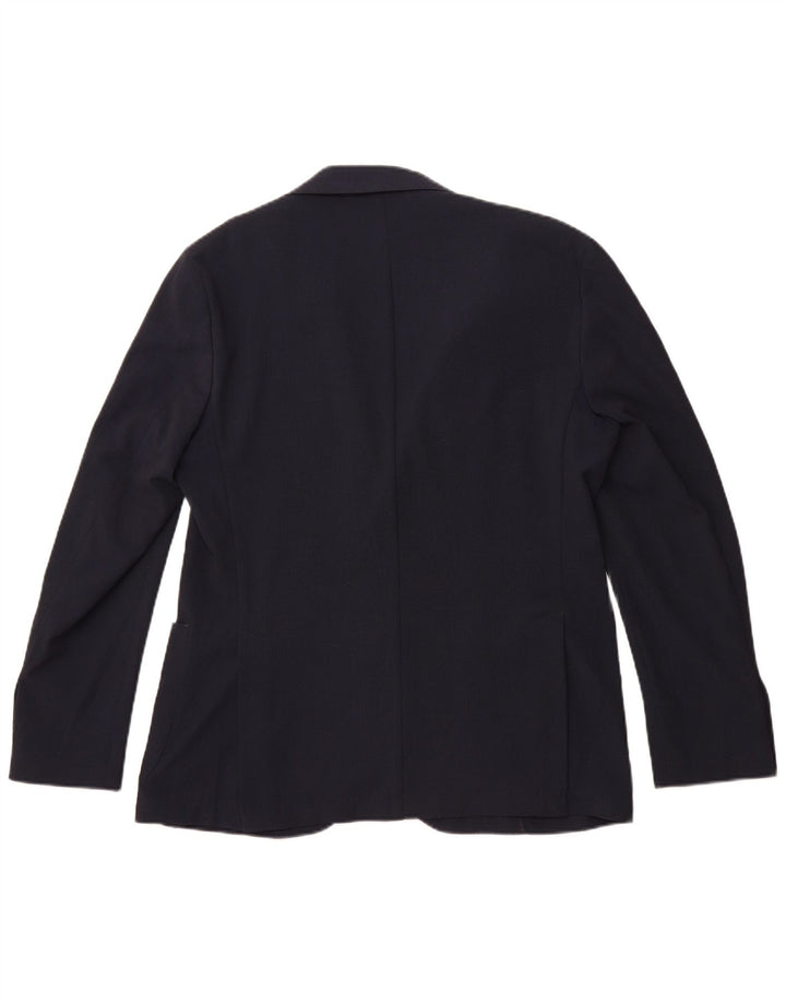 Barbati Herre 2-knaps blazerjakke IT 52 XL Marineblå Polyester