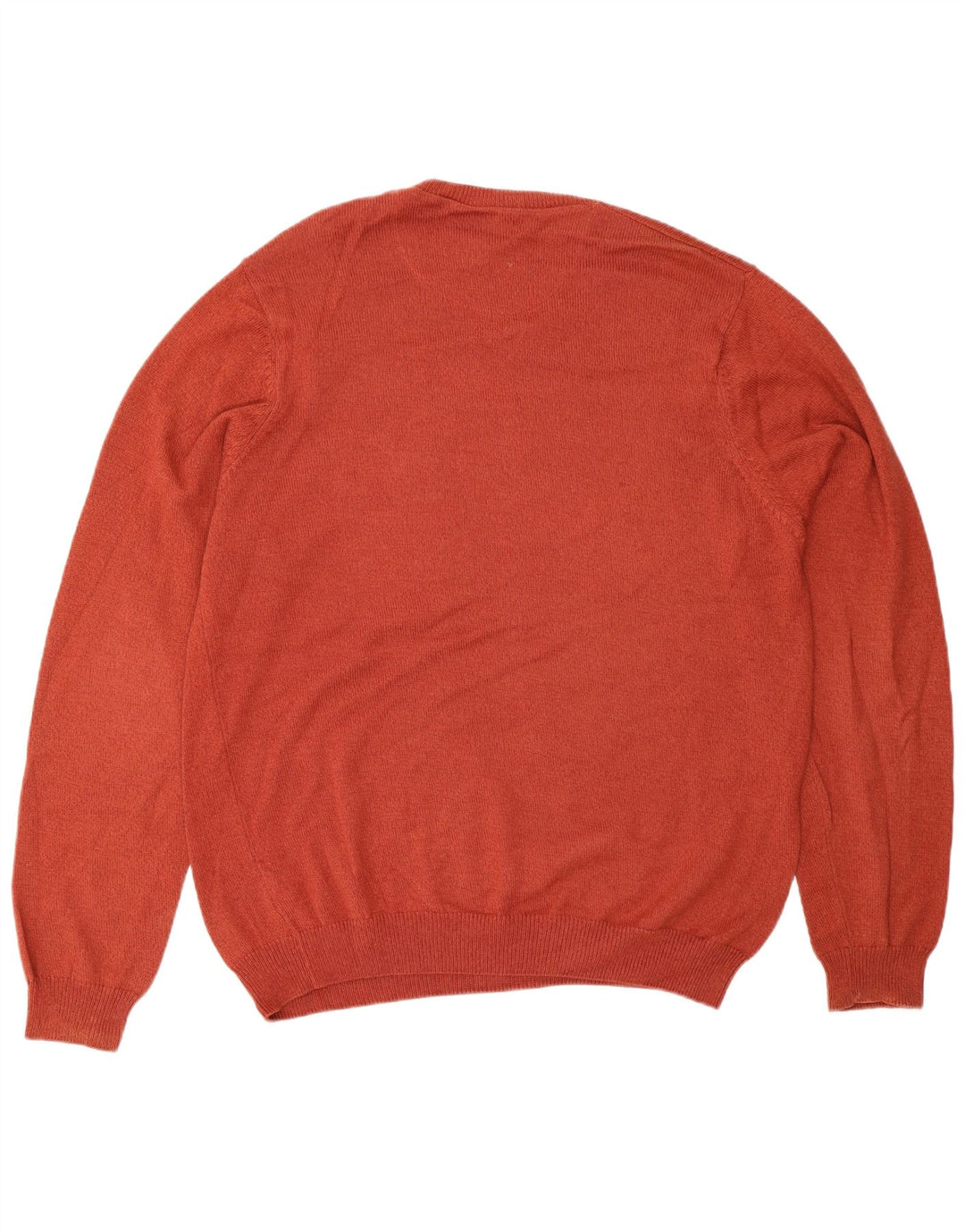 Marks & Spencer Herre Regular Fit Crew Neck sweater Medium Orange