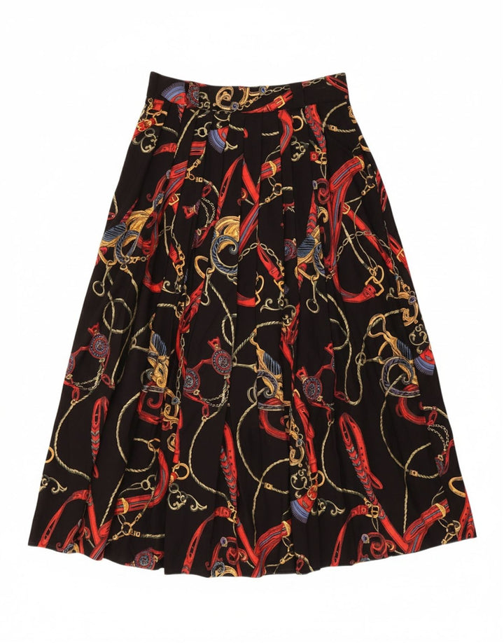 LOTZ Womens Abstract Pattern A-Line Skirt UK 14 Medium W28  Multicoloured