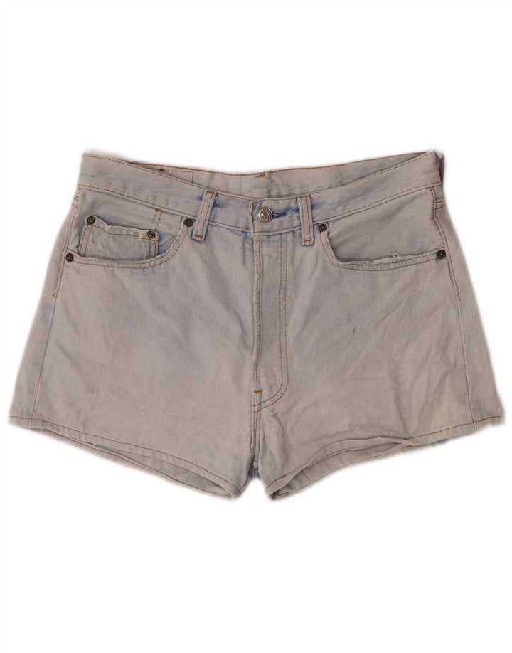 LEVI'S Womens 501 Denim Shorts W32 Medium  Blue