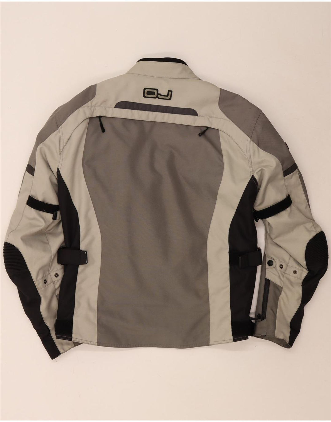OJ Atmosfere Herre Graphic Bomber Jacket UK 40 Large Grey Colourblock